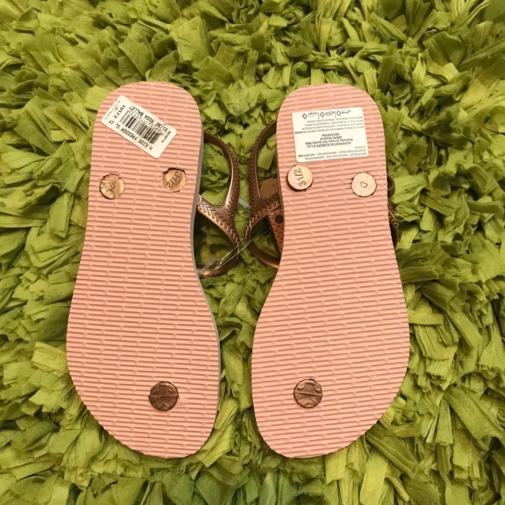 Havaianas Girls Freedom Sl Flip Flops Rose Pink - Picture 3 of 10
